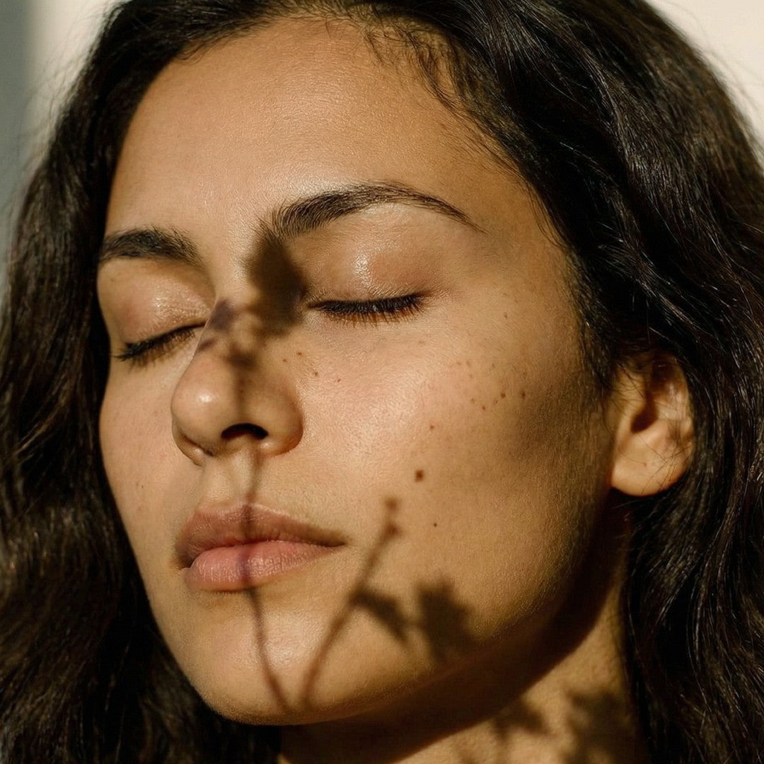 a woman with healthy skin barrier