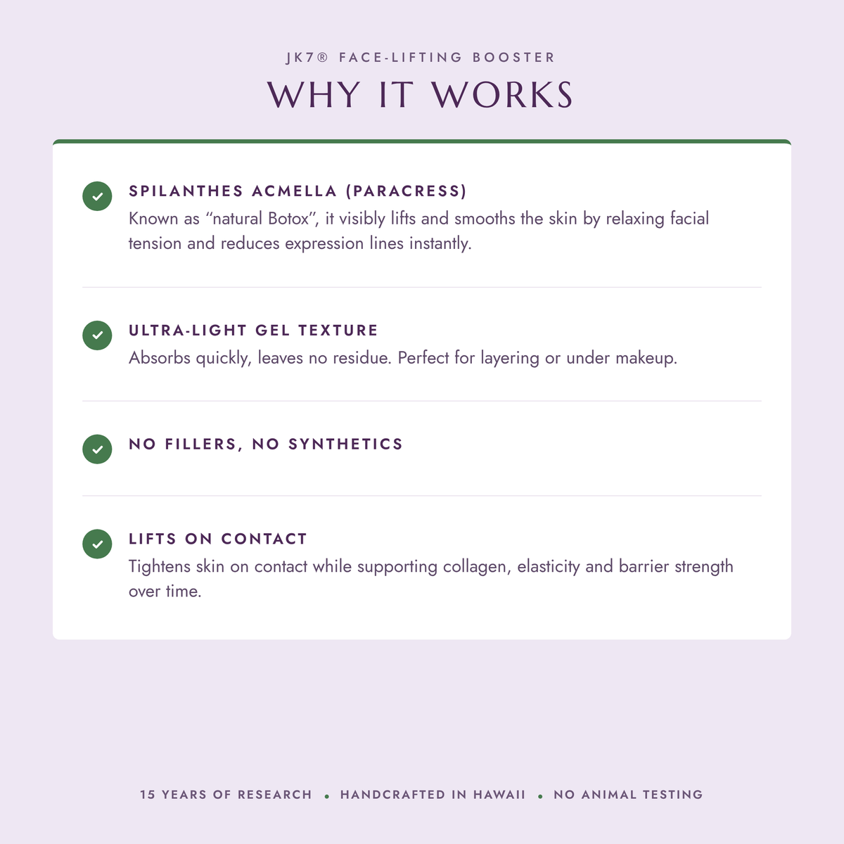 Face – Lifting Booster