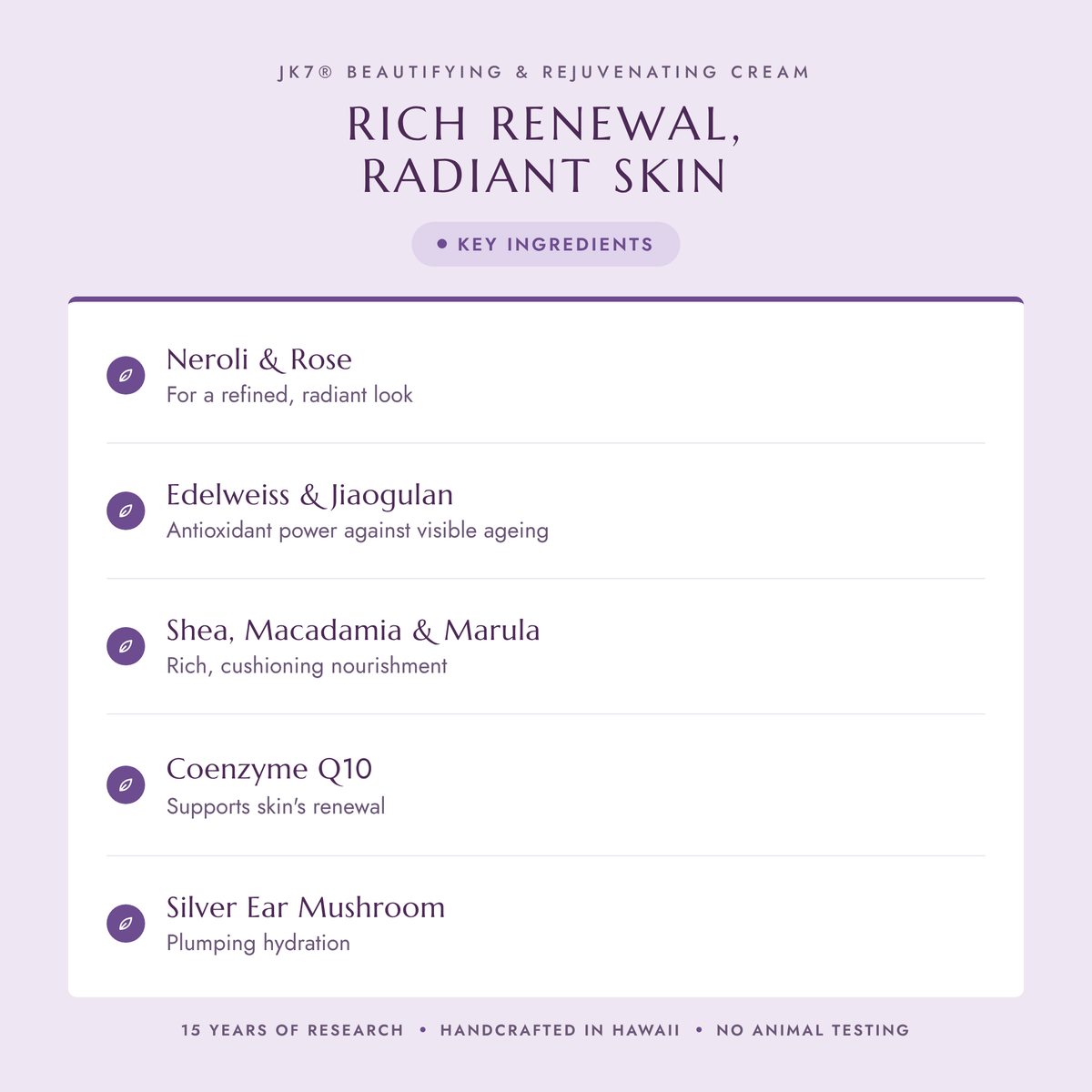 Beautifying & Rejuvenating Cream
