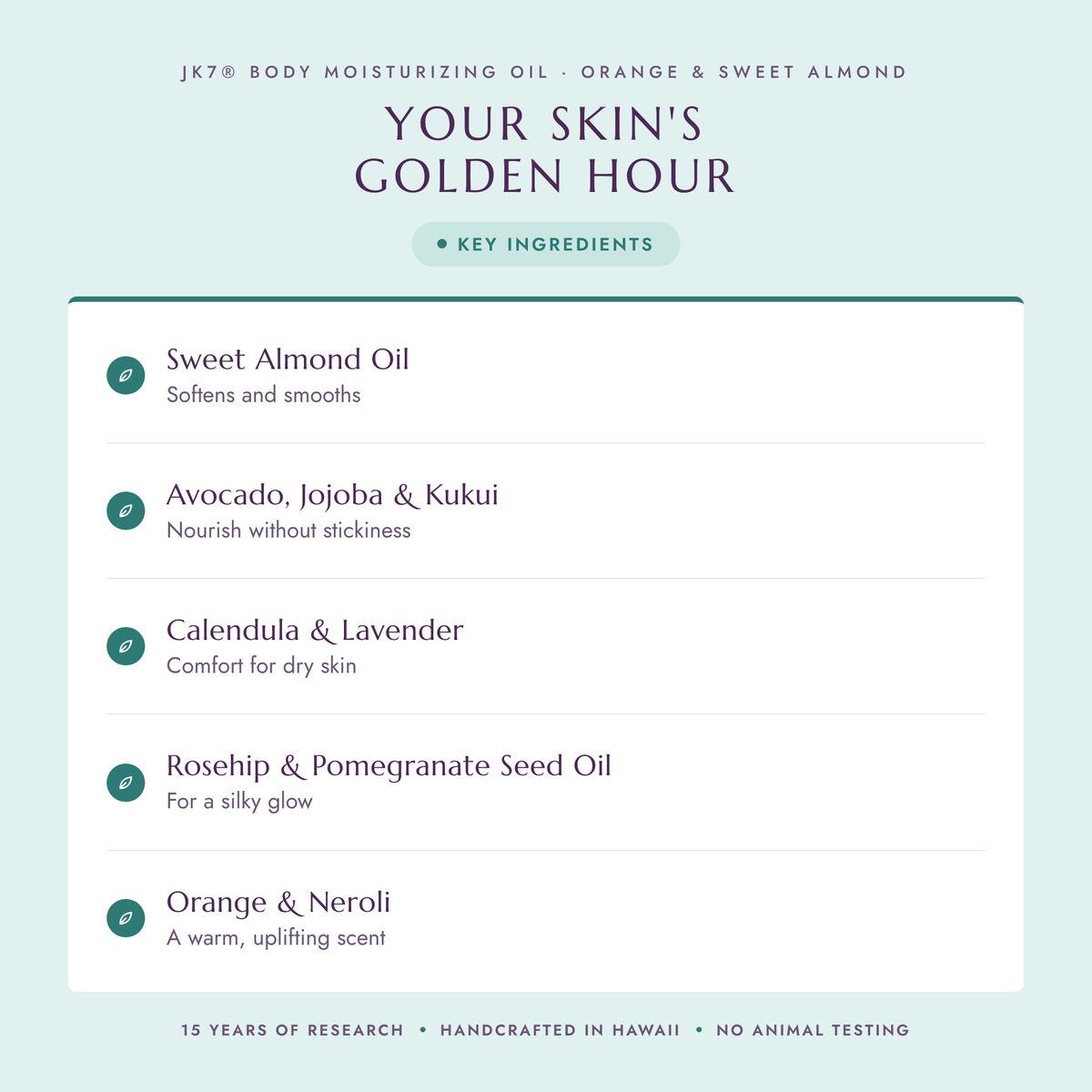 Body Moisturizing Oil