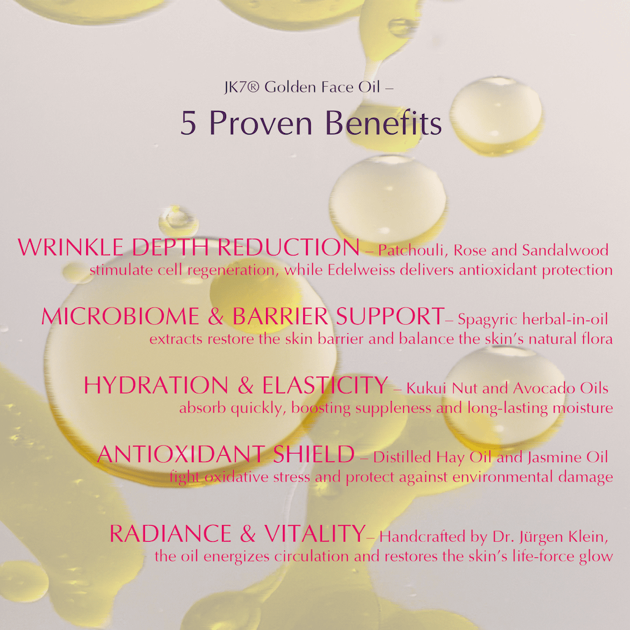 Proven benefits of using JK7 Golden Face Oil