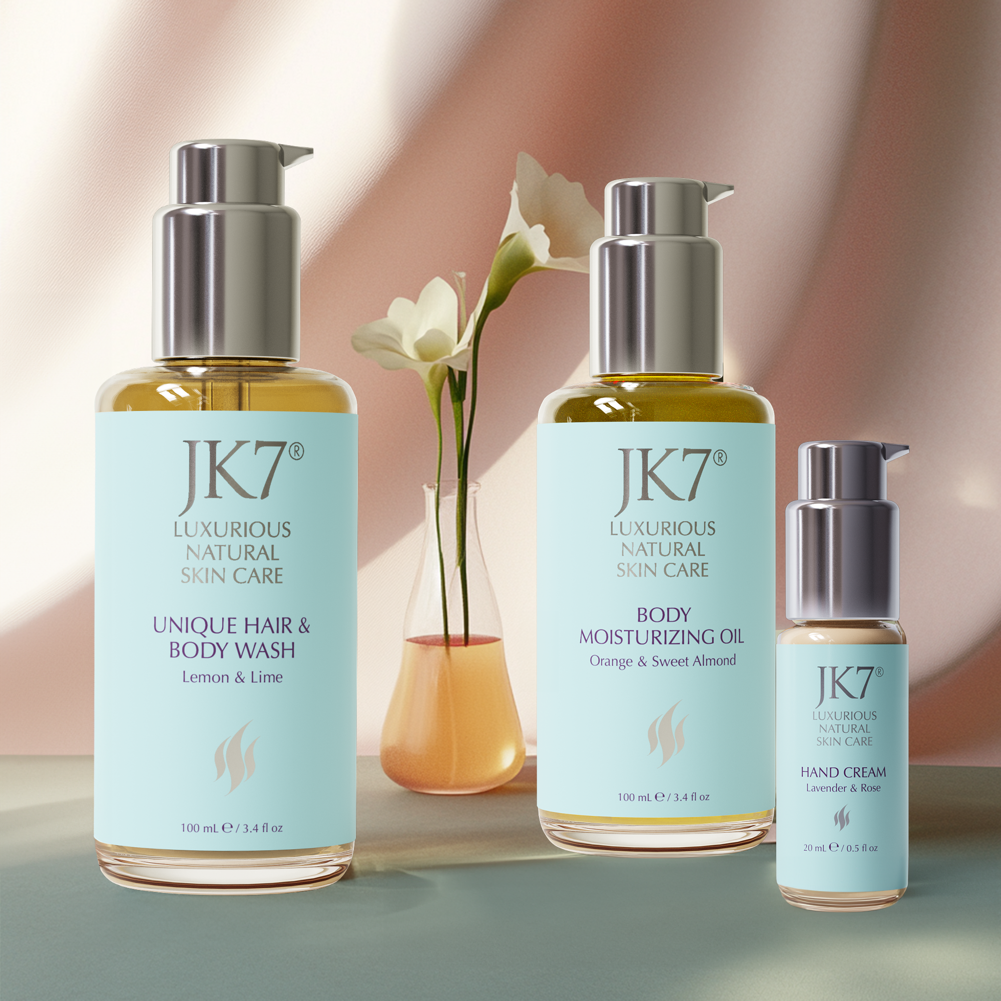  JK7® Luxurious Natural Skin Care 